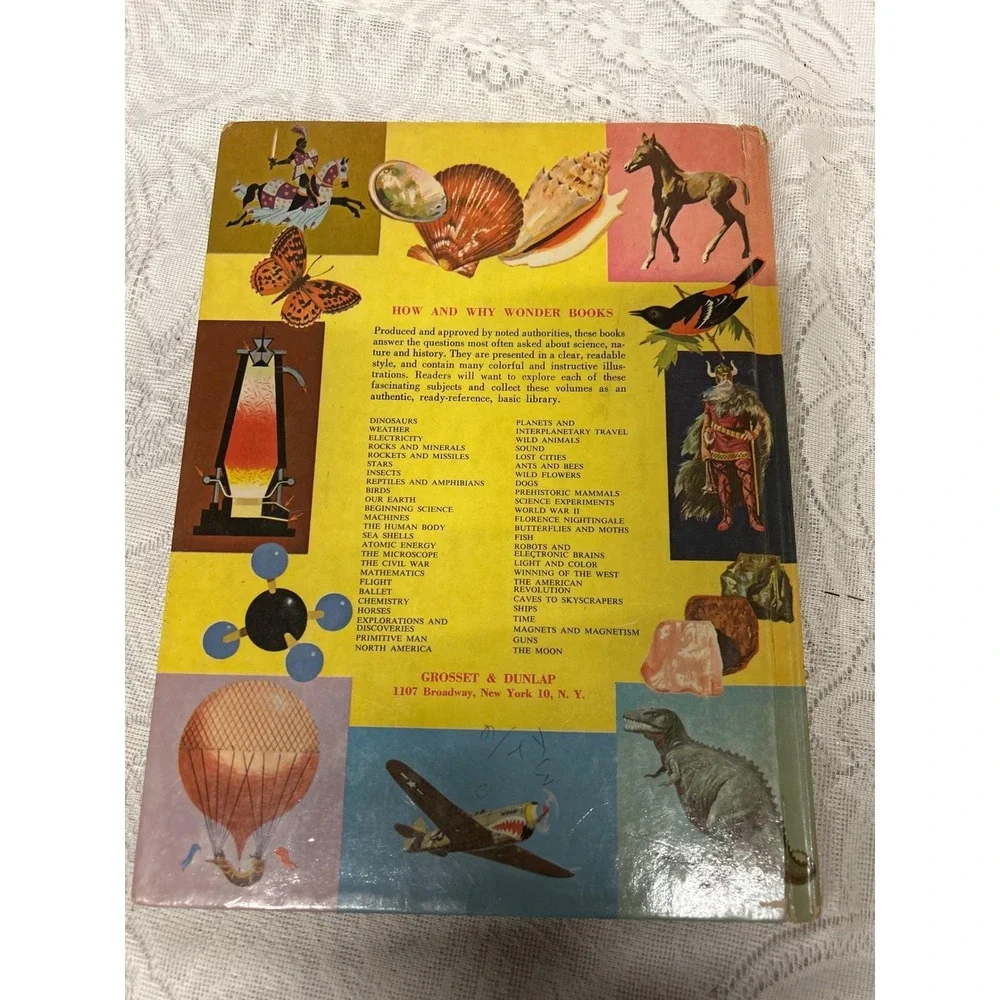 Vintage‎ How and Why Wonder Books Lot of 3 Sea Shells North America Lost Cities